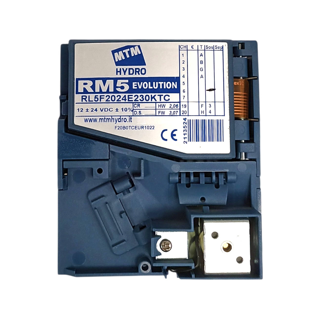Münzprüfer RM5 • für MTM SB-Geräte • Jeton 1 Euro