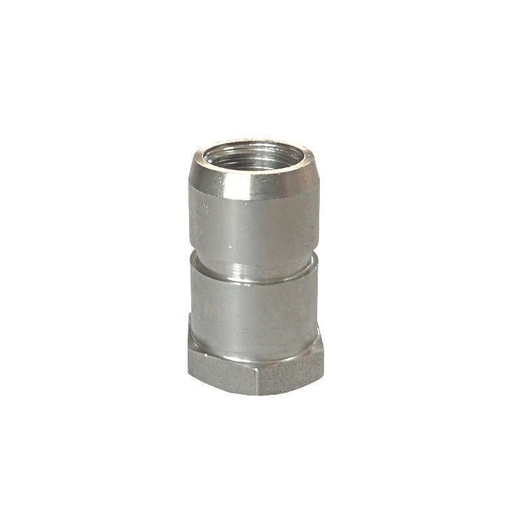 Düsenmuffe ohne Düsenschutz • 2 x 1/4" AG • Stahl verzinkt