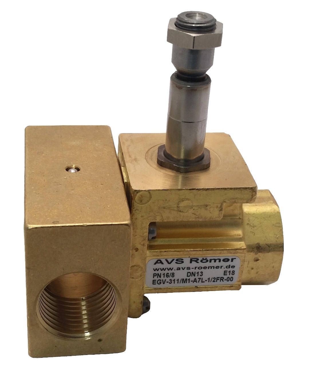 Magnetventilverteiler • Typ EGV-311 • 1/2" IG • FKM • ohne Spule