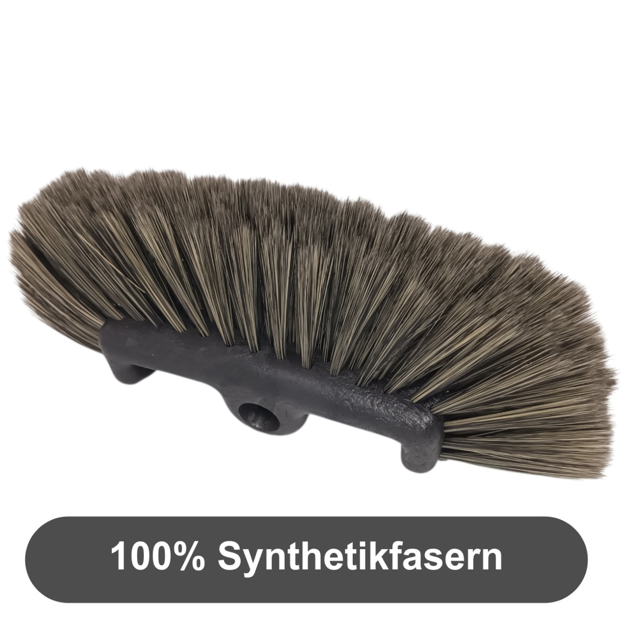Winkelbürste • Synthetik • Bürstenkörper ca. 200 mm • m. Kantenbesatz u. Wasserdurchlauf