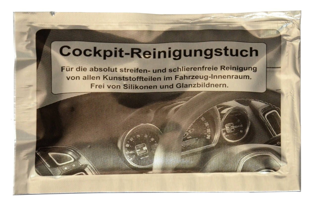 Cockpit-Reinigungstücher • silber • 1000er Karton
