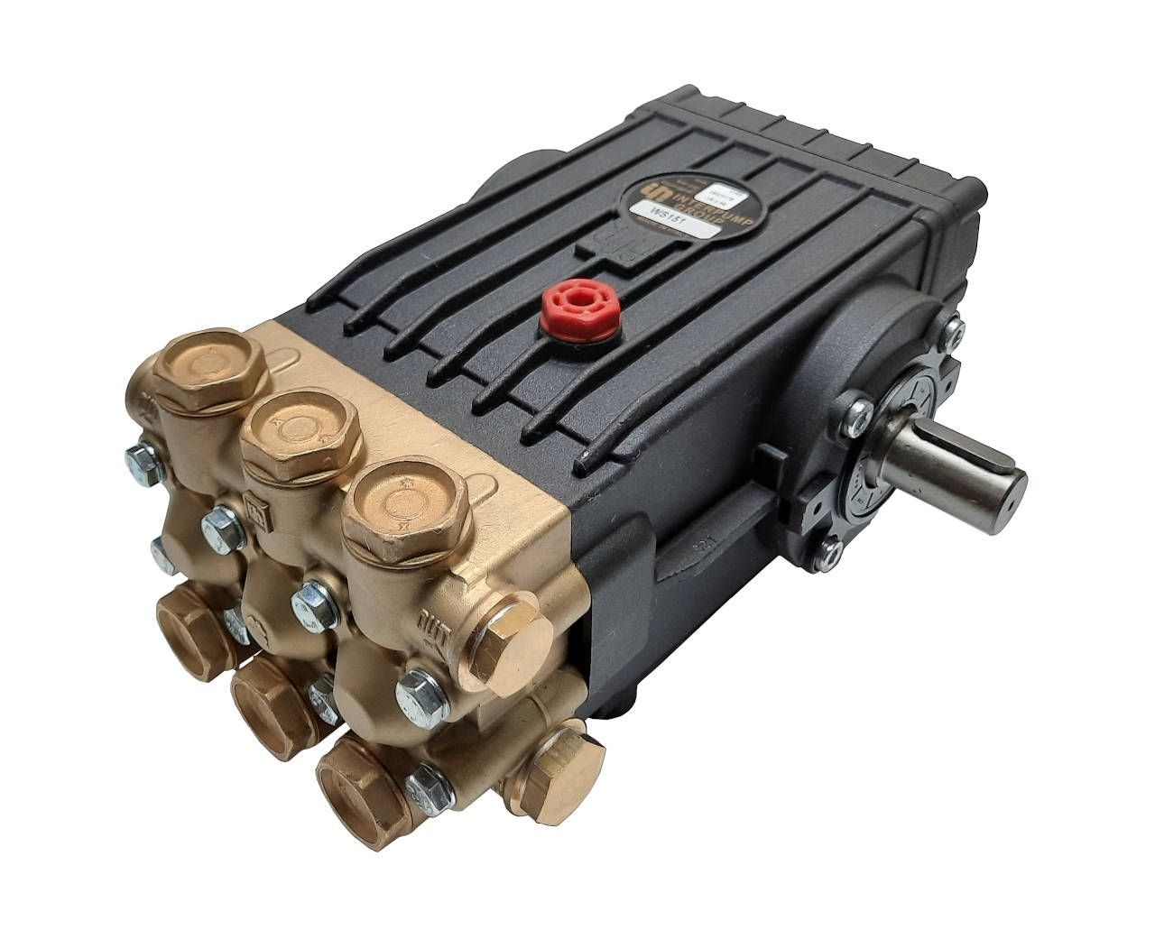 Interpump Hochdruckpumpe • Typ WS151 • Welle rechts • 15 l/min • 1450 U/min • 4,04 kW • Serie 47