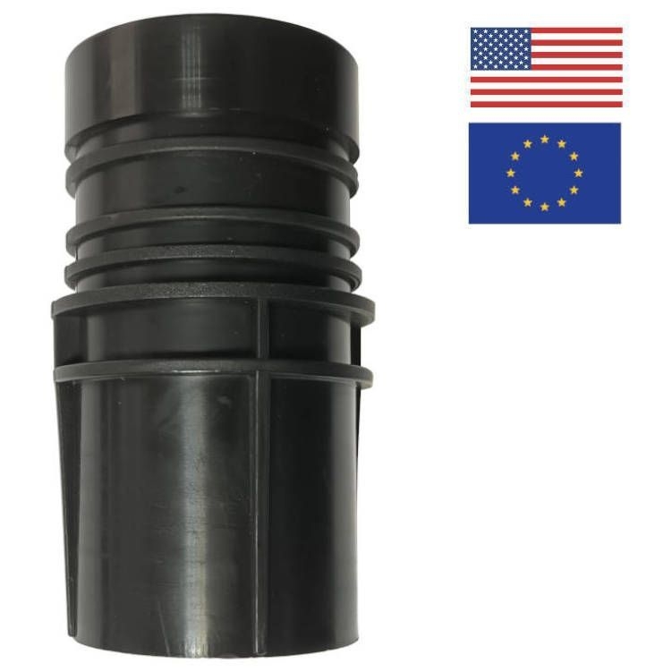 Arretiermuffe • USA-Norm • NW38 • Gewinde 47 - 50 • Stutzen 58