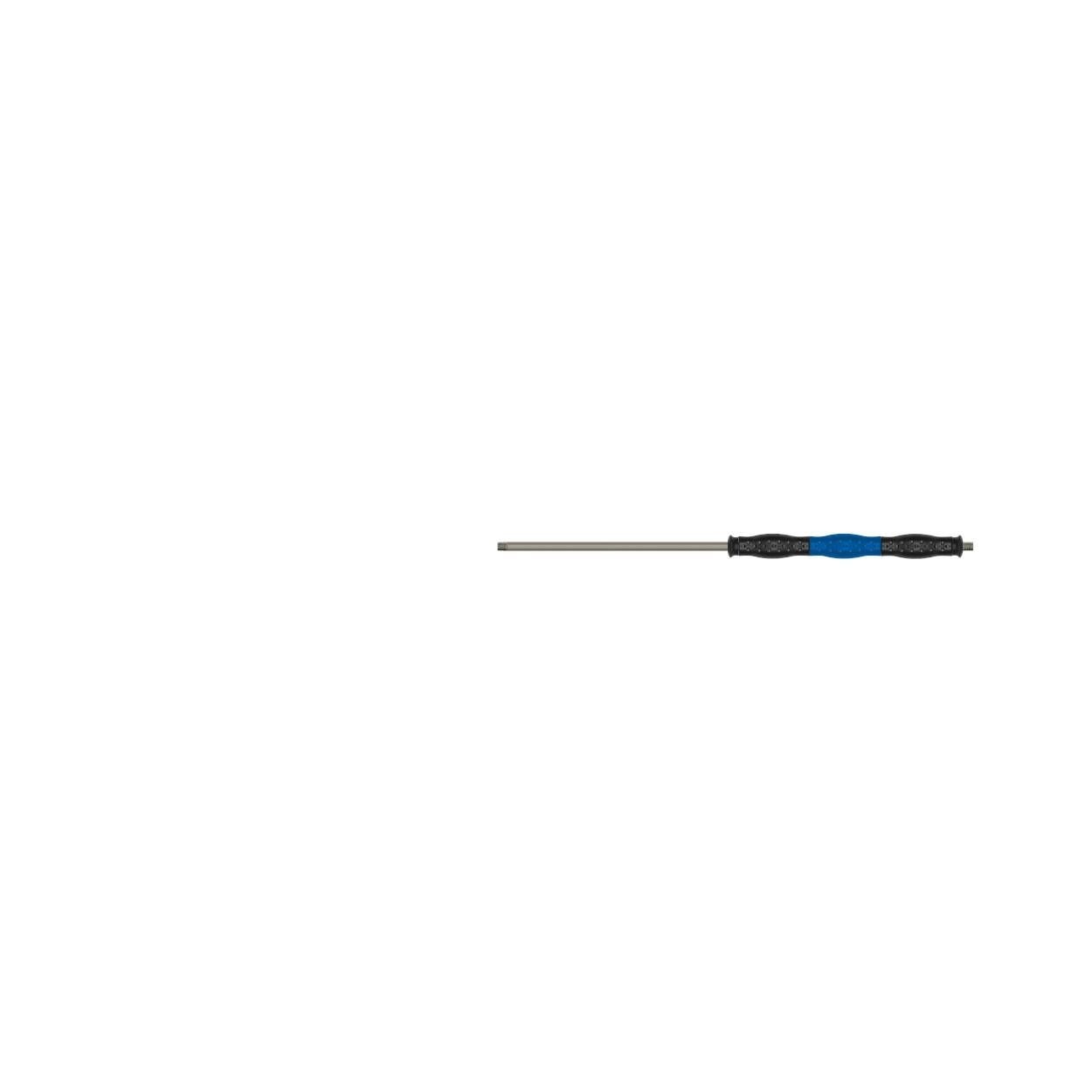 easyturn Lanze ST-9.4 • 600 mm • Edelstahl • gerade • blaue Isolierung (drehbar) • ohne Düsenschutz