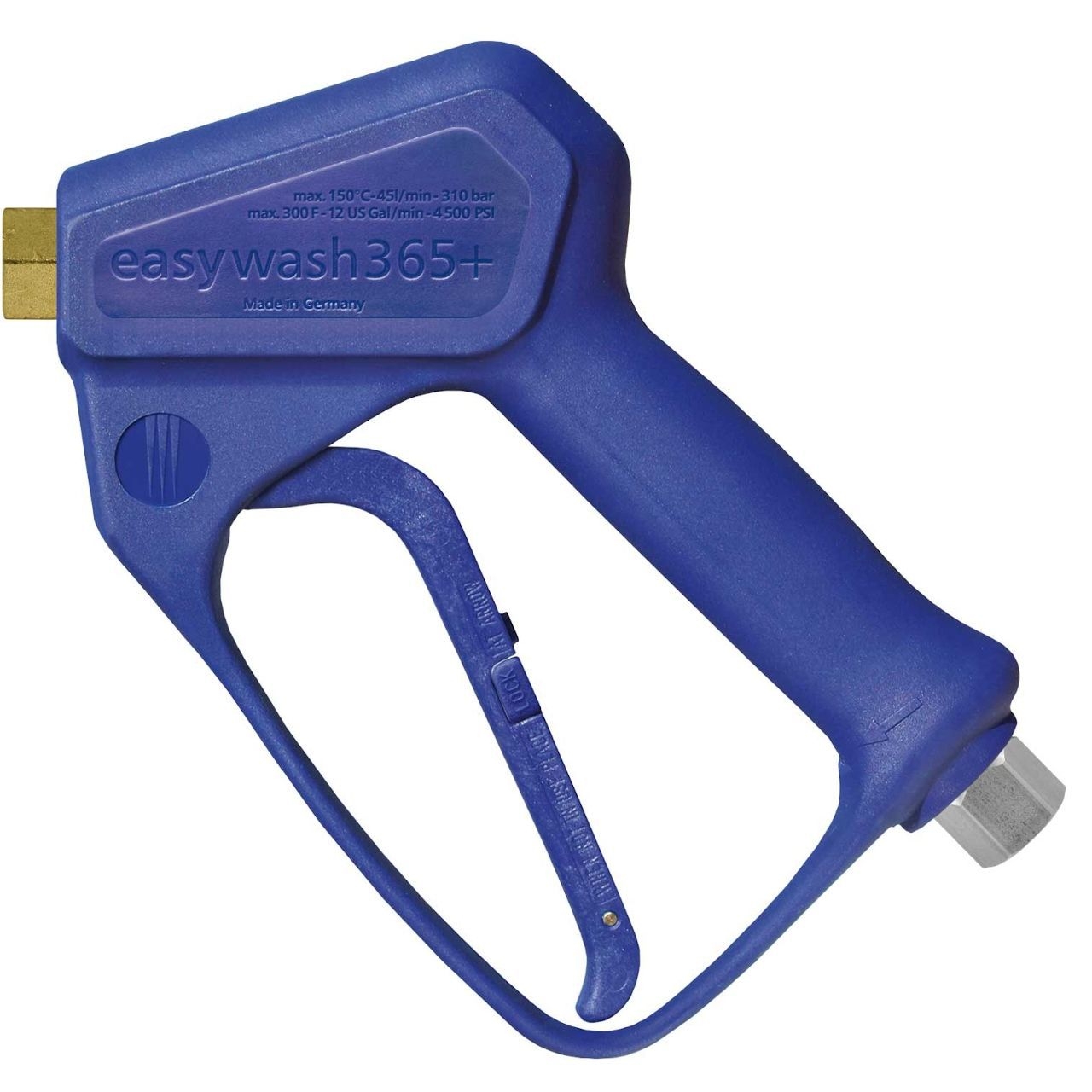 easywash365+ Hochdruckpistole • FSK • E: 3/8" IG drehbar, kugelgelagert • A: 1/4" IG fest