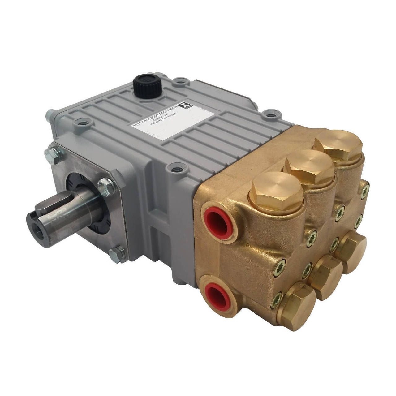 SPECK Hochdruckpumpe • Typ NP10/7-150 • Welle links • 7,2 l/min • 2,1 kW