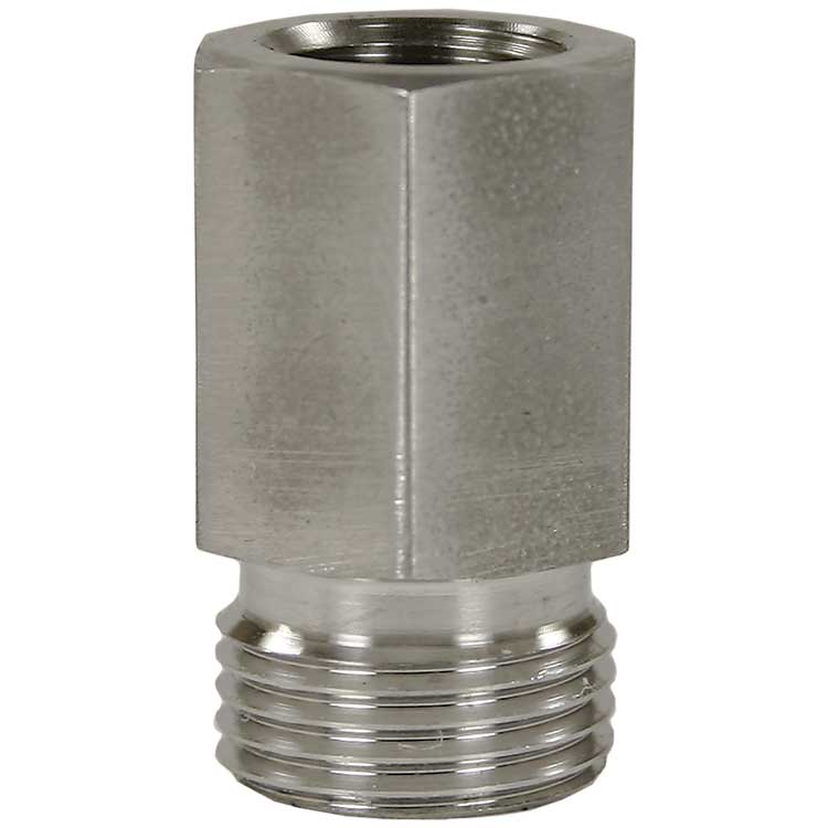Aufschraubverschraubung XGAI10LRES • 1/4" IG : M16 x 1,5 AG • Edelstahl
