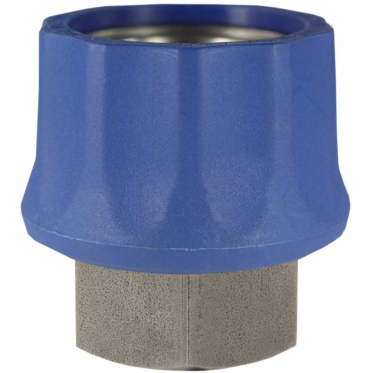 Hochdruck-Schnellkupplung ST-45-250 KW • 3/8" IG • ohne Rückschlagventil • Edelstahl/KST