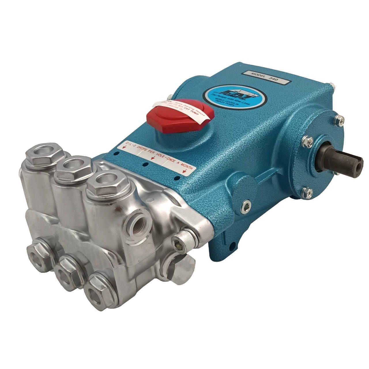 CAT Hochdruckpumpe • Typ 300 • Welle rechts • 10 l/min • 3,2 kW