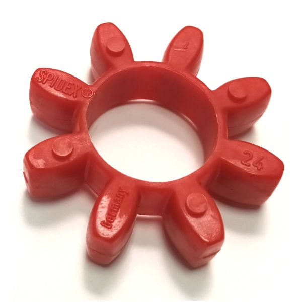 Elastomerkranz für Rotex/Spidex/Hydac-Kupplung • Größe 24 • Shore 98 (rot)