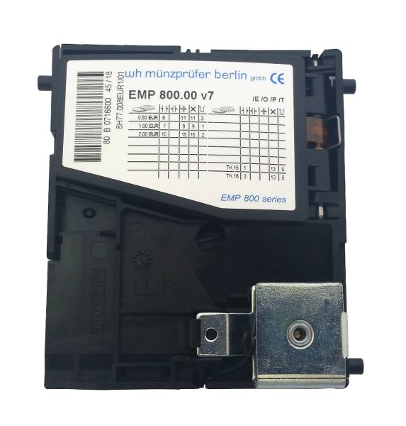 Elektronischer Münzprüfer EMP 800.00 • für Beckmann (HDR) und Carrera Zentralbezahlstelle