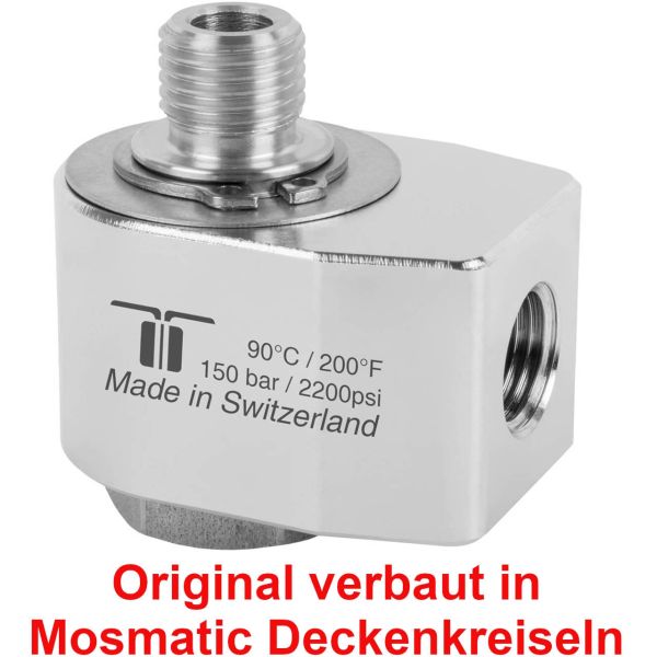 Mosmatic Winkeldrehgelenk WDG • Gleitlager • 1/4" IG : 1/4" AG • DN 7 • 45 mm