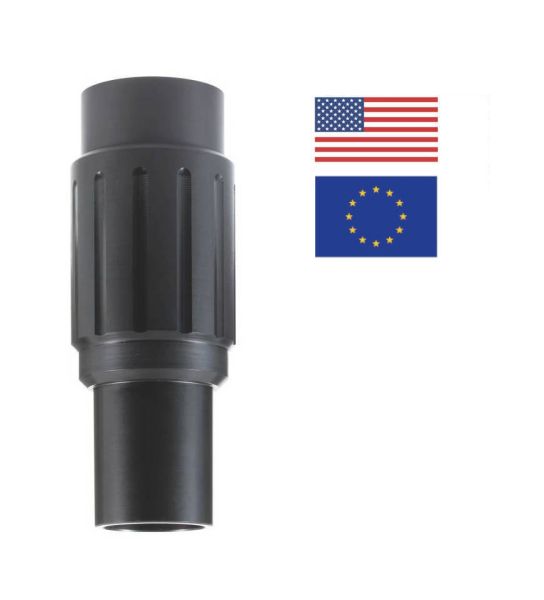 Drehmuffe EURO+USA • NW38 • Gewinde 47-50 • Stutzen 44