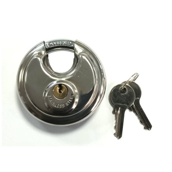 Diskus® Vorhängeschloss • Edelstahl • für Fallklappautomaten