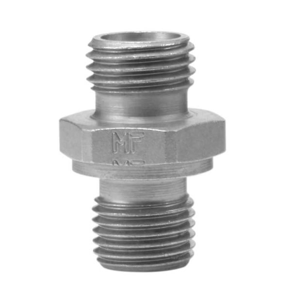 Einschraubverschraubung XGE6LR • M12 AG : 1/4" AG • Stahl verzinkt