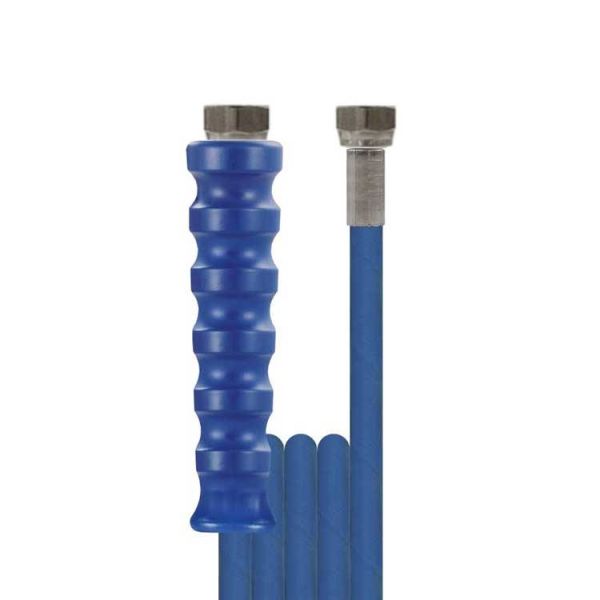 Hochdruck-Schlauch 1SN/6 • 3/8" (DKR) + 1 GKS • 3,5 m • blau