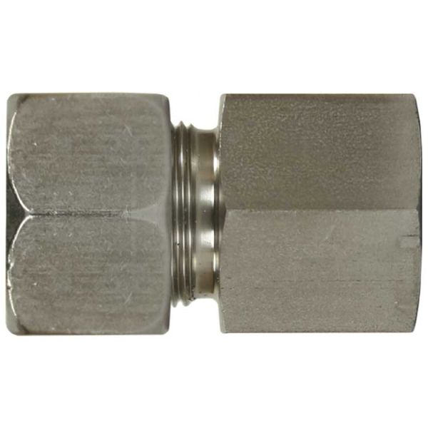 Aufschraub-Schneidringverschraubung GAI10LR • 1/4" IG • 10 mm • Stahl verzinkt