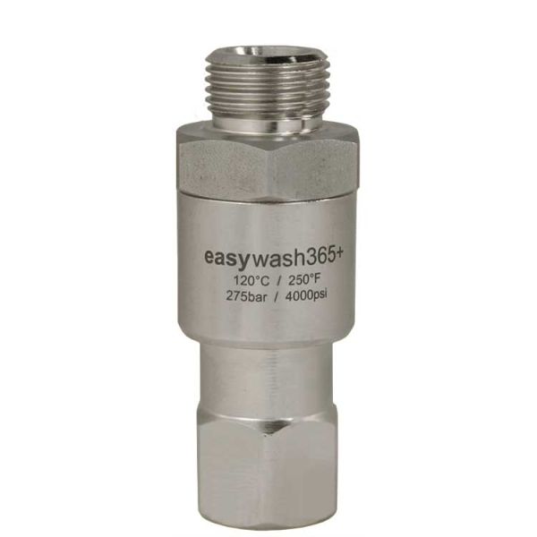 easywash365+ Drehgelenk • gerade • 1-fach gelagert • 3/8" AG : 1/4" IG • DN 6 • 63 mm