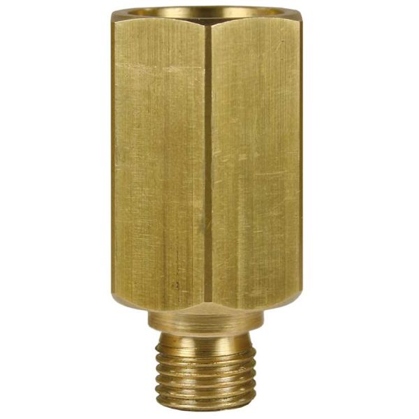 Adapter Kordelgewinde IG : 1/4" AG • Messing • lang