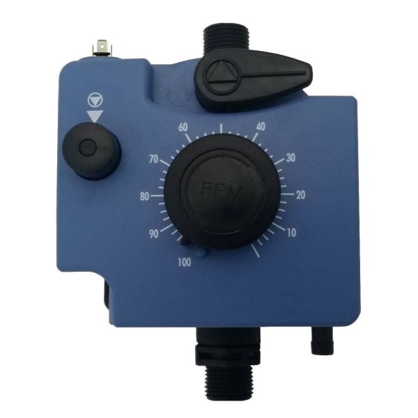Pneumatische Dosierpumpe PDP II • inkl. Magnetventil • 24VDC • 12 l/h • FKM • 4 x 6 mm