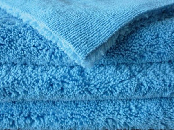 Mikrofasertuch ca. 375 g/m² • 40 x 40 cm Duo Ultra Premium • blau