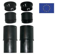 Anschlussteileset Click-System • komplett • Euro-Norm • Gewinde 60 • Stutzen 58 Anschlussteileset Click-System • komplett • Euro-Norm • Gewinde 60 • Stutzen 58