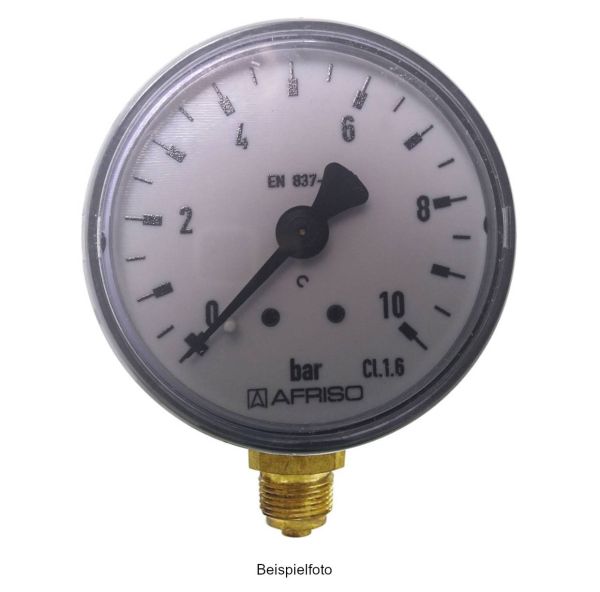 Manometer • 40 mm • 0 - 10 bar • 1/8" unten • Kunststoff