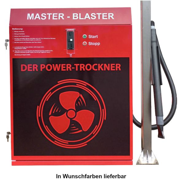 SB-Trockner • 380 V • mit Drehkreisel und elektronischem Münzprüfer